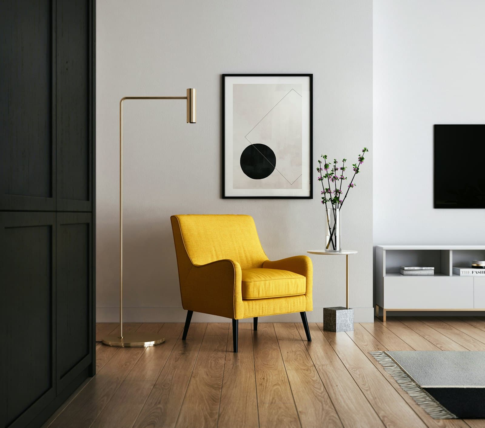 A bright, welcoming living room
