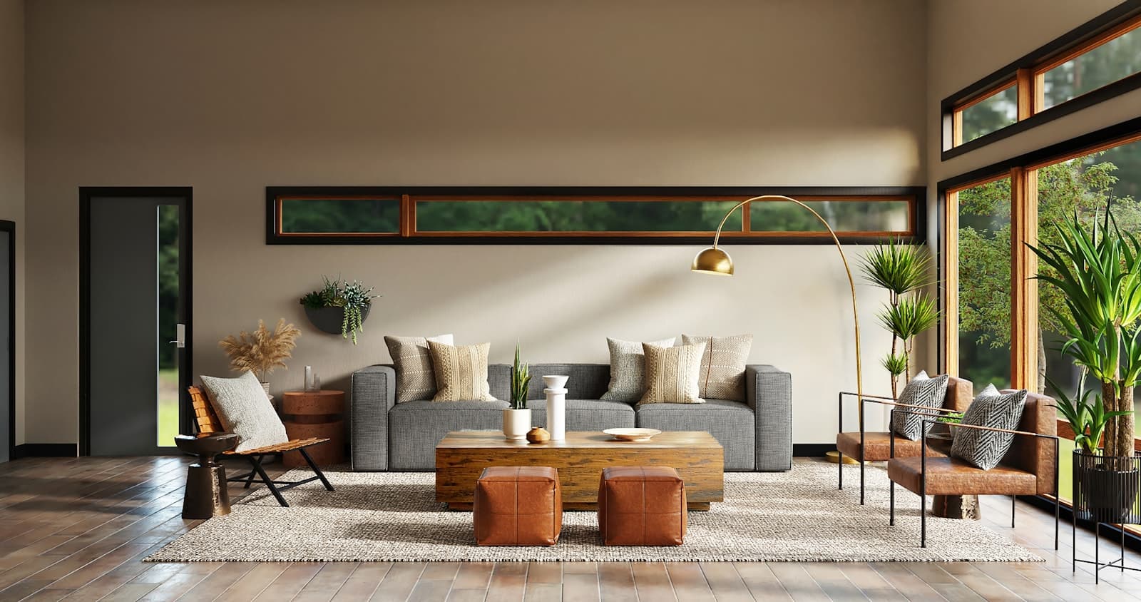 A warm, freshly cleaned living room